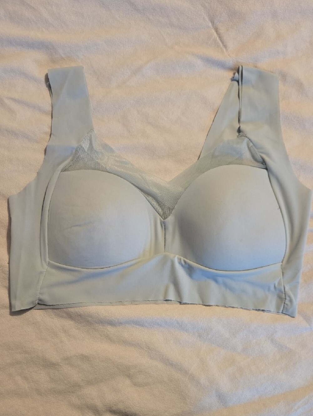 Light Blue Seamless Comfort Bra - Women Intimates & Sleepwear